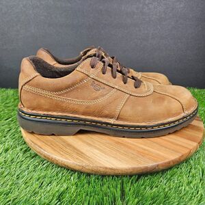 Dr Martens US Mens Shoes Size 11 Brown Casual Oxford Nubuck Leather Low Top